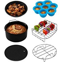 COSORI Accesorios para Freidoras sin Aceite 3-5 L- Juego de 6 Piezas para Freidora de Aire Compartible con Todas las…